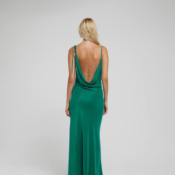 Rat and Boa Green Ophelia Dress, Size Small - Picture 2 of 14